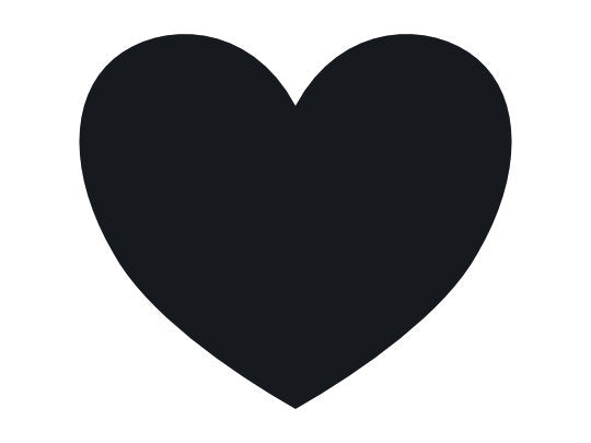 Hjertenavneskilt til kitlen med nål