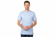 Slidstærk t-shirt i lyseblå til mænd