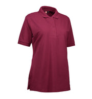 Slidstærk dame polo t-shirt i bordeaux