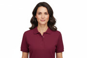 Slidstærk dame polo t-shirt i bordeaux