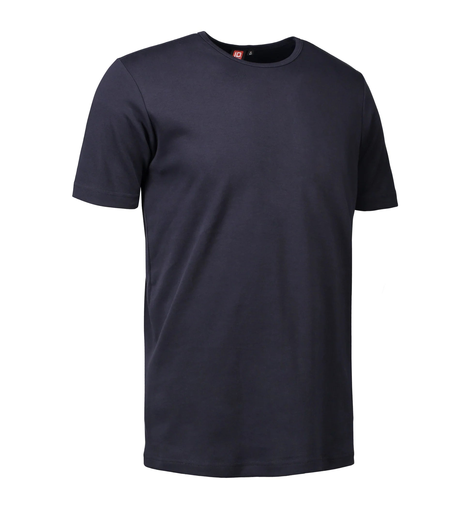 Navy t-shirt med rund hals til mænd