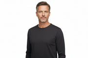 Koks grå langærmet t-shirt til mænd
