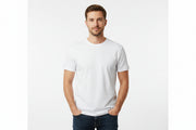 Stretch t-shirt til mænd i hvid