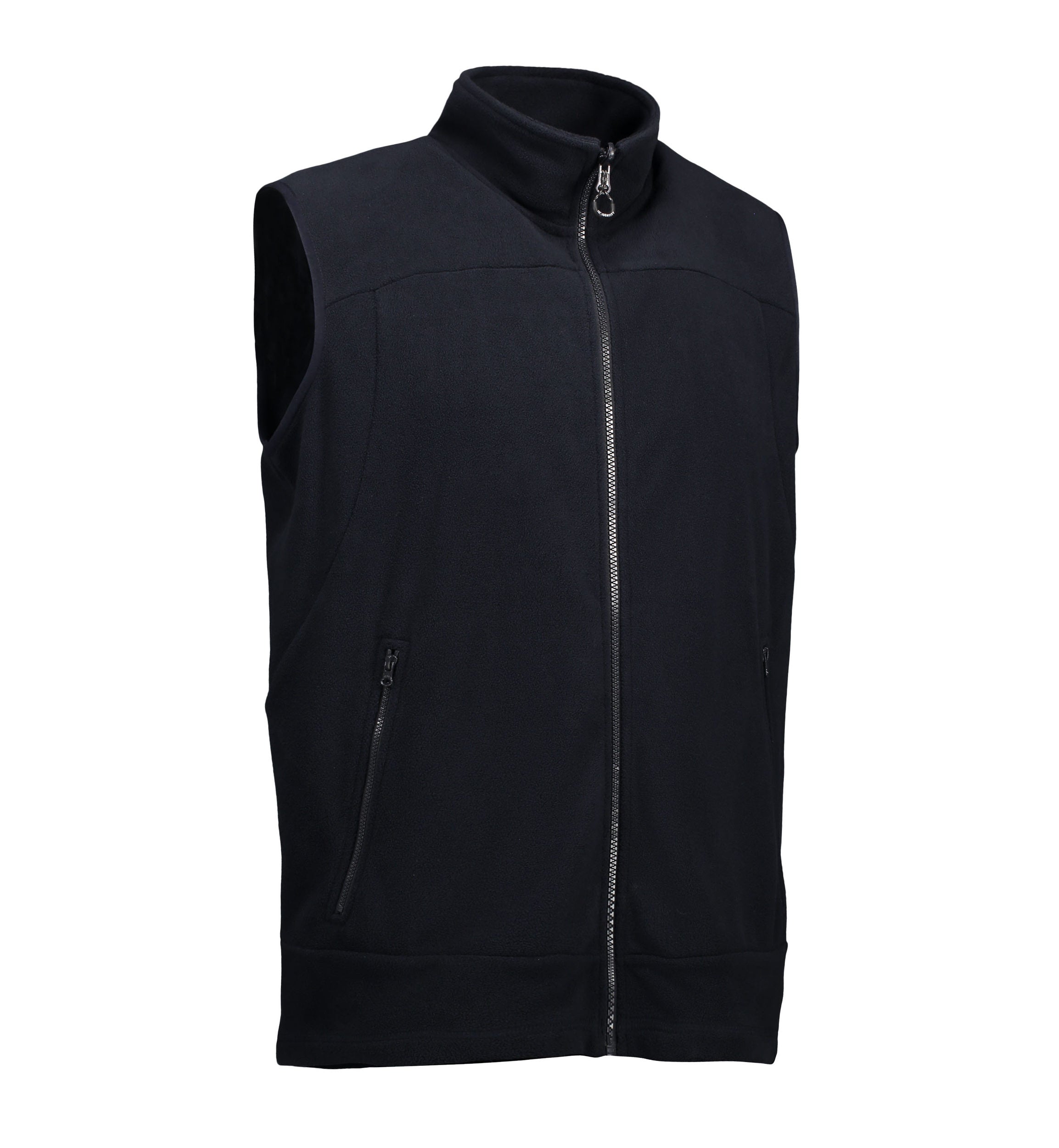 Blød fleece vest til mænd i navy