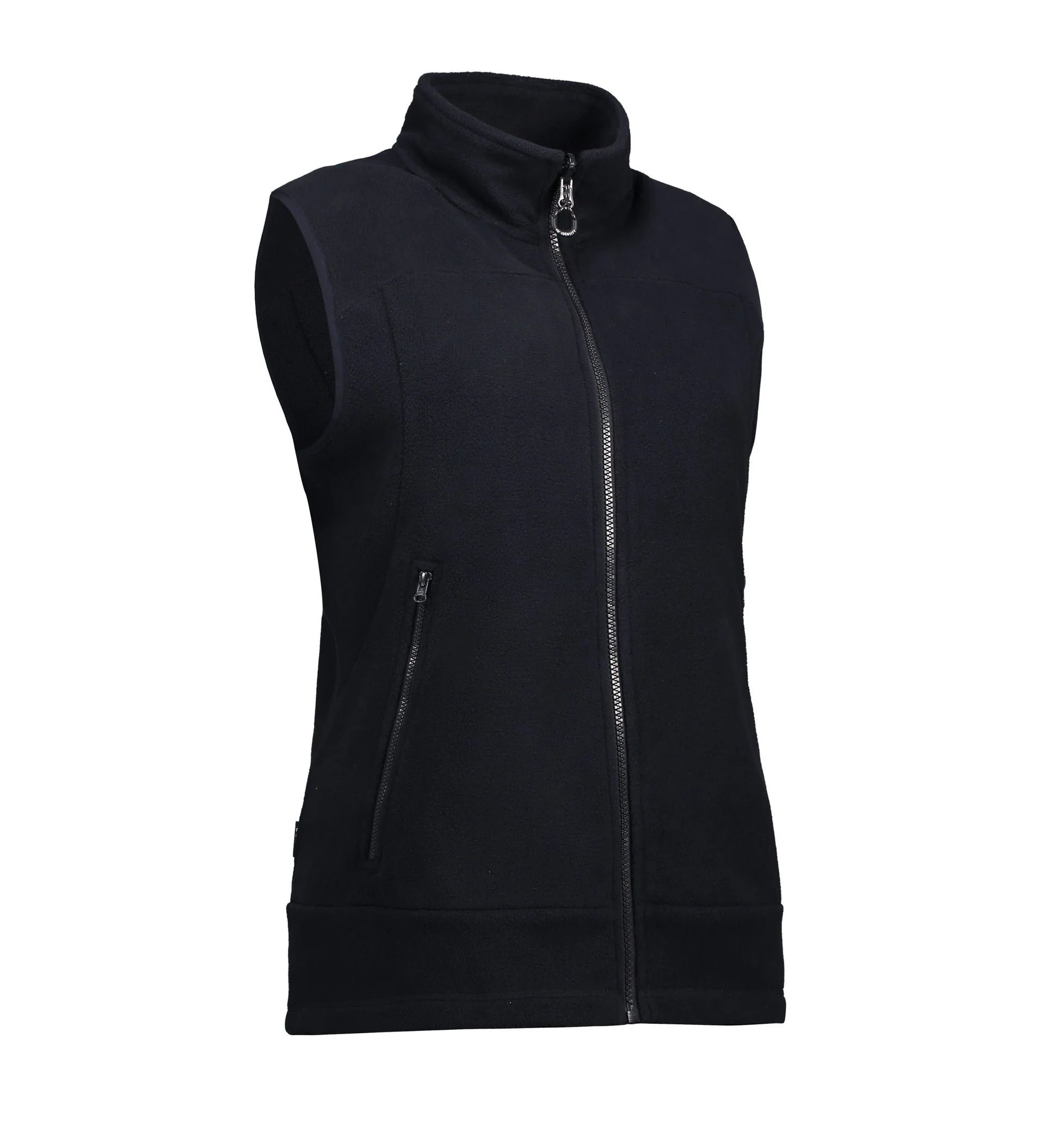Blød dame fleece vest i navy