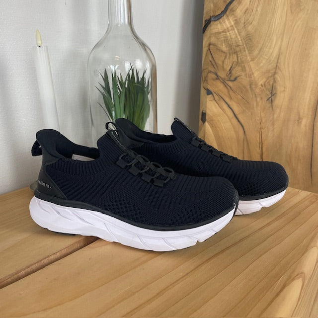 Endurance StepGo sneaker i sort
