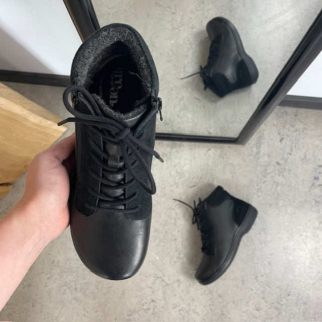 Green Comfort - Varm læderstøvle med ekstra plads og EnergySole™
