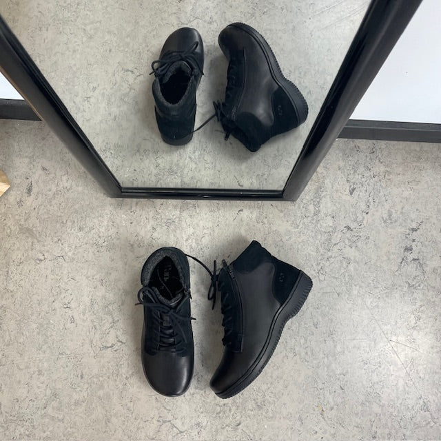 Green Comfort - Varm læderstøvle med ekstra plads og EnergySole™