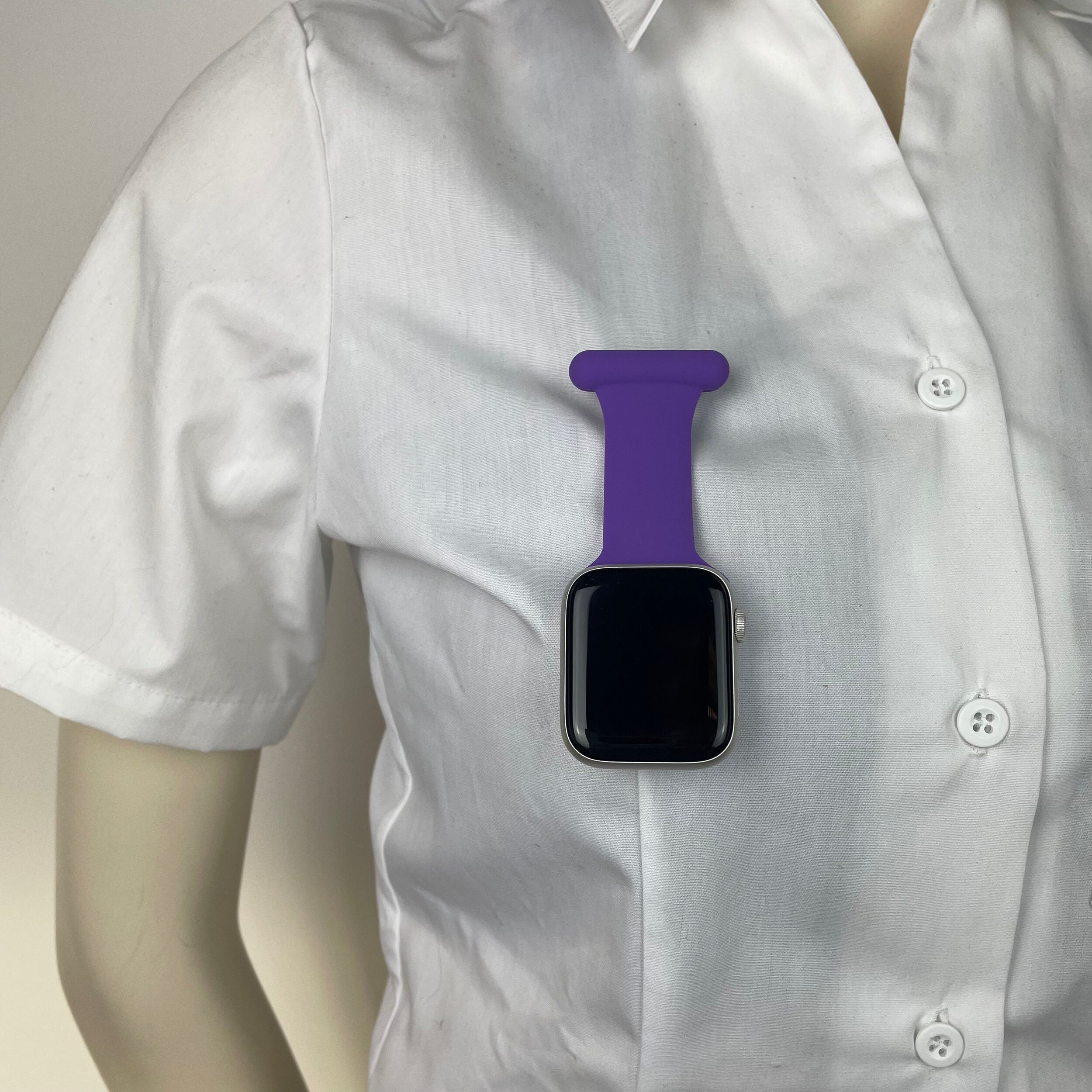 Lilla sygepleje silikone rem til Apple Watch