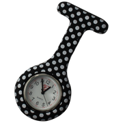 Silikone sygeplejeur - sort polkaplettet