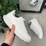 Hvid Ren Lace up sko fra MBT