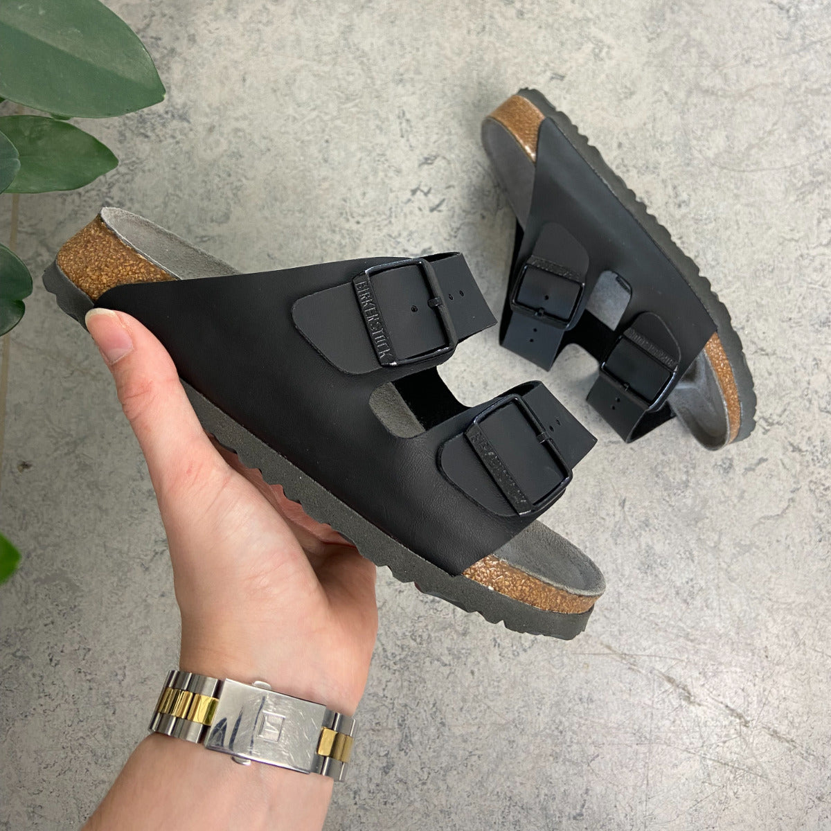 Sort Arizona ESD sandal fra Birkenstock