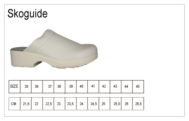 Lækker blød træsko, italiensk træsko i god kvalitet.