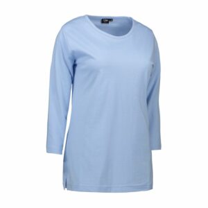 Nybo Lyseblå Dame Prowear T-Shirt, Slidstærk, Formstabil