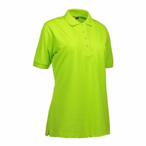 Nybo Lime Dame Prowear Polo, Slidstærk, Forkrympet
