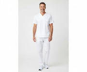 Nybo Hvid Herre Basic-Care Busseronne, Kortærmet, Komfort, Bevægelsesfrihed