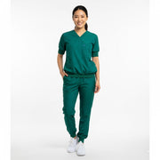 Nybo Grøn Unisex Micro Sport Mikrofiberbusseronne, Rib, Antistatisk