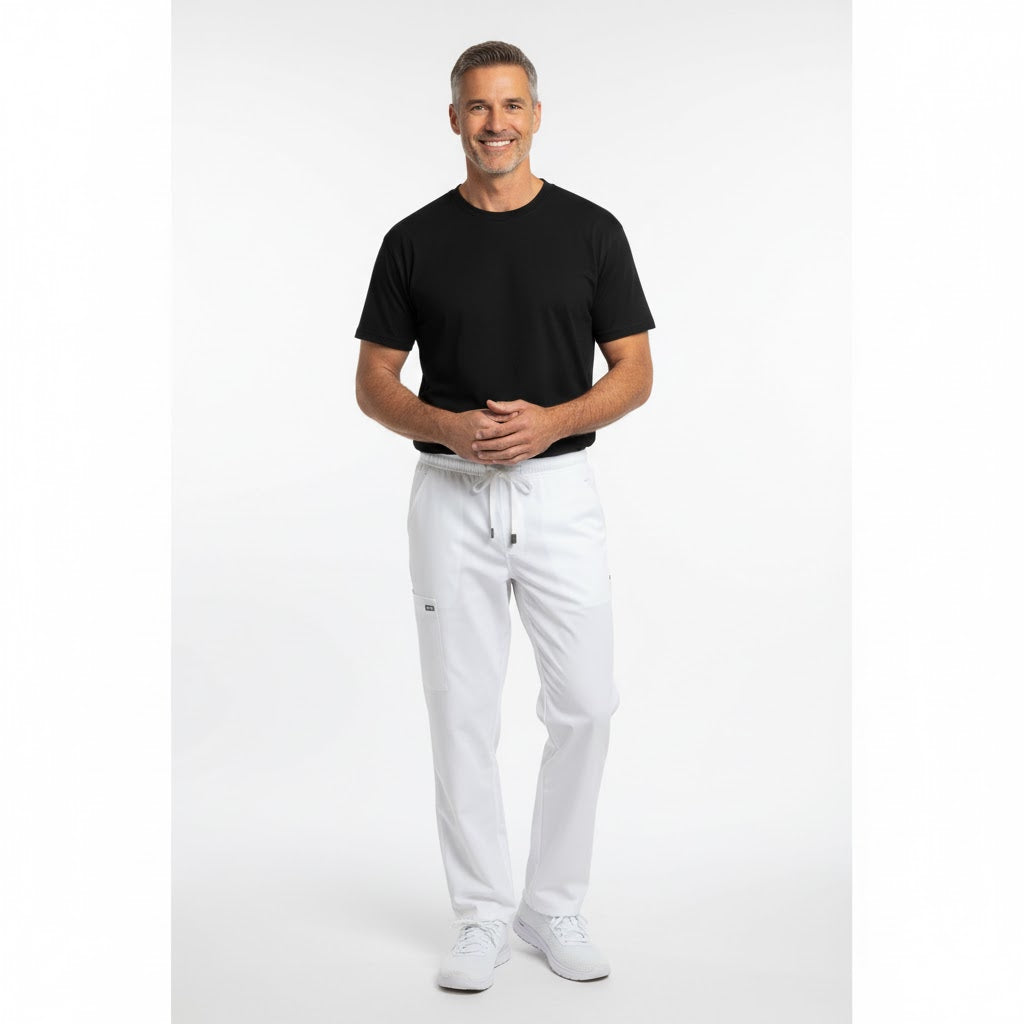 Nybo Sort Herre Basic T-shirt, Klassisk Model, Slidstærk Facon