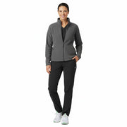 Nybo Grå Dame Shirts &amp; Outdoort Microfleece Cardigan, Antipilling, Elastik, Figursyet