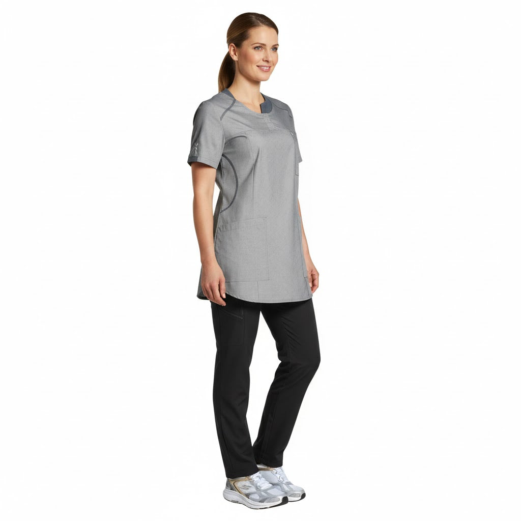 Nybo Grå Damebusseronne, Sporty, Strækbar, Komfort