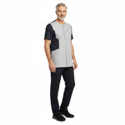 Nybo Grå Melange Unisex Sporty Mix Tunika, Åndbar, Stretch, Komfort