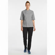 Nybo Grafit Unisex Taste Kokkejakke, Kortærmet, Slidstærk