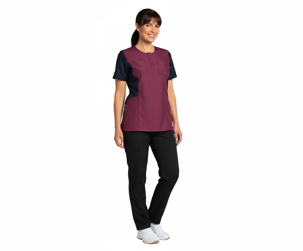 Nybo Bordeaux Unisex Sporty Mix Busseronne, Åndbar, Stretch
