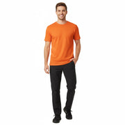 Nybo Orange Herre Basic T-Shirt, Klassisk Model, Slidstærk
