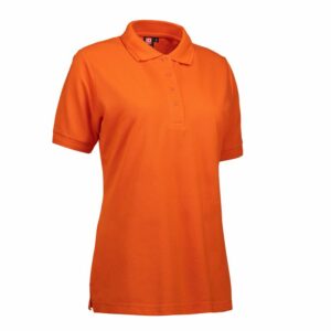 Nybo Orange Dame Prowear Polo, Ekstra Slidstærk