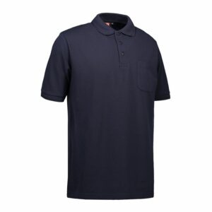 Nybo Navy Herrepolo Pro Wear, Ekstra Slidstærk, Brystlomme