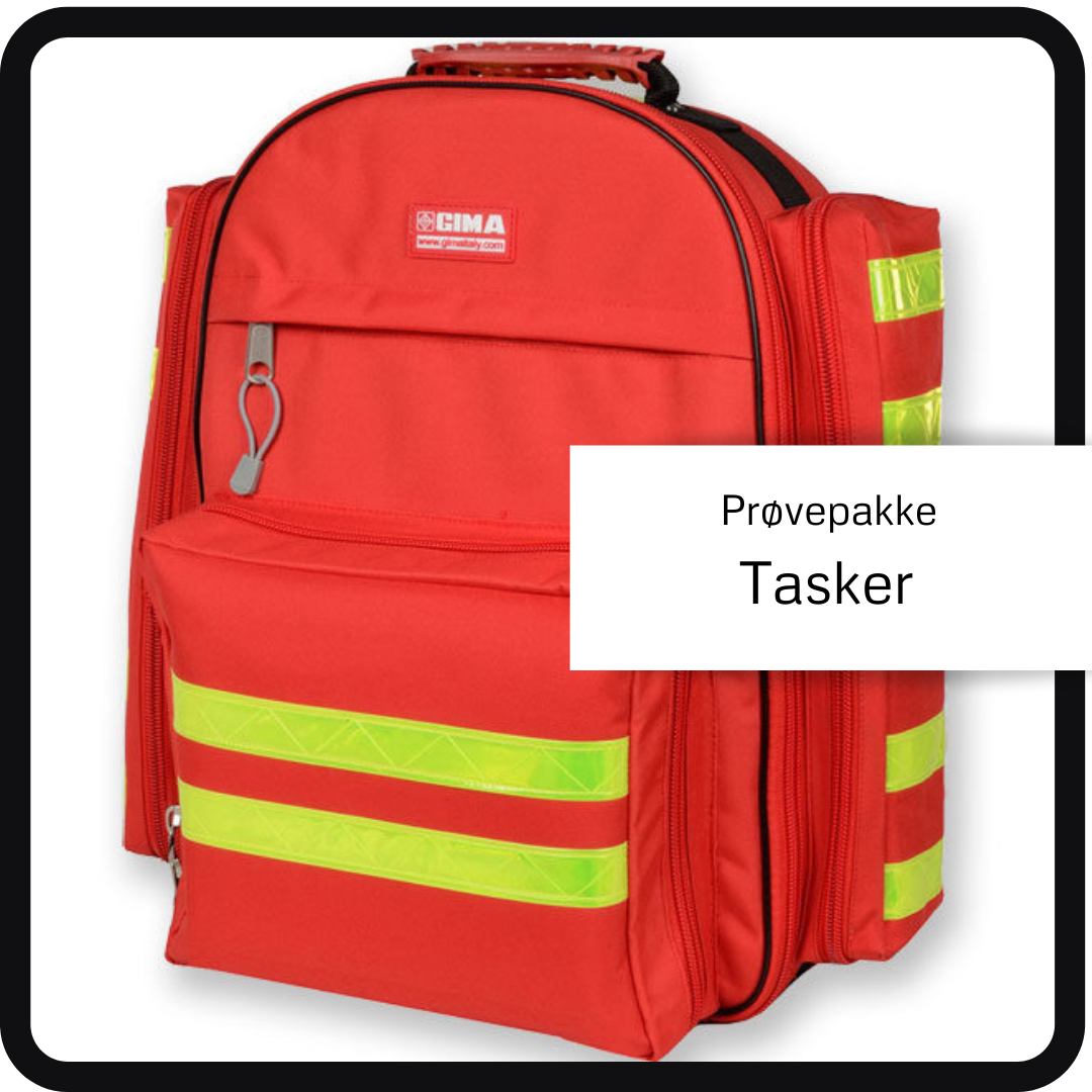 Demopakke på tasker