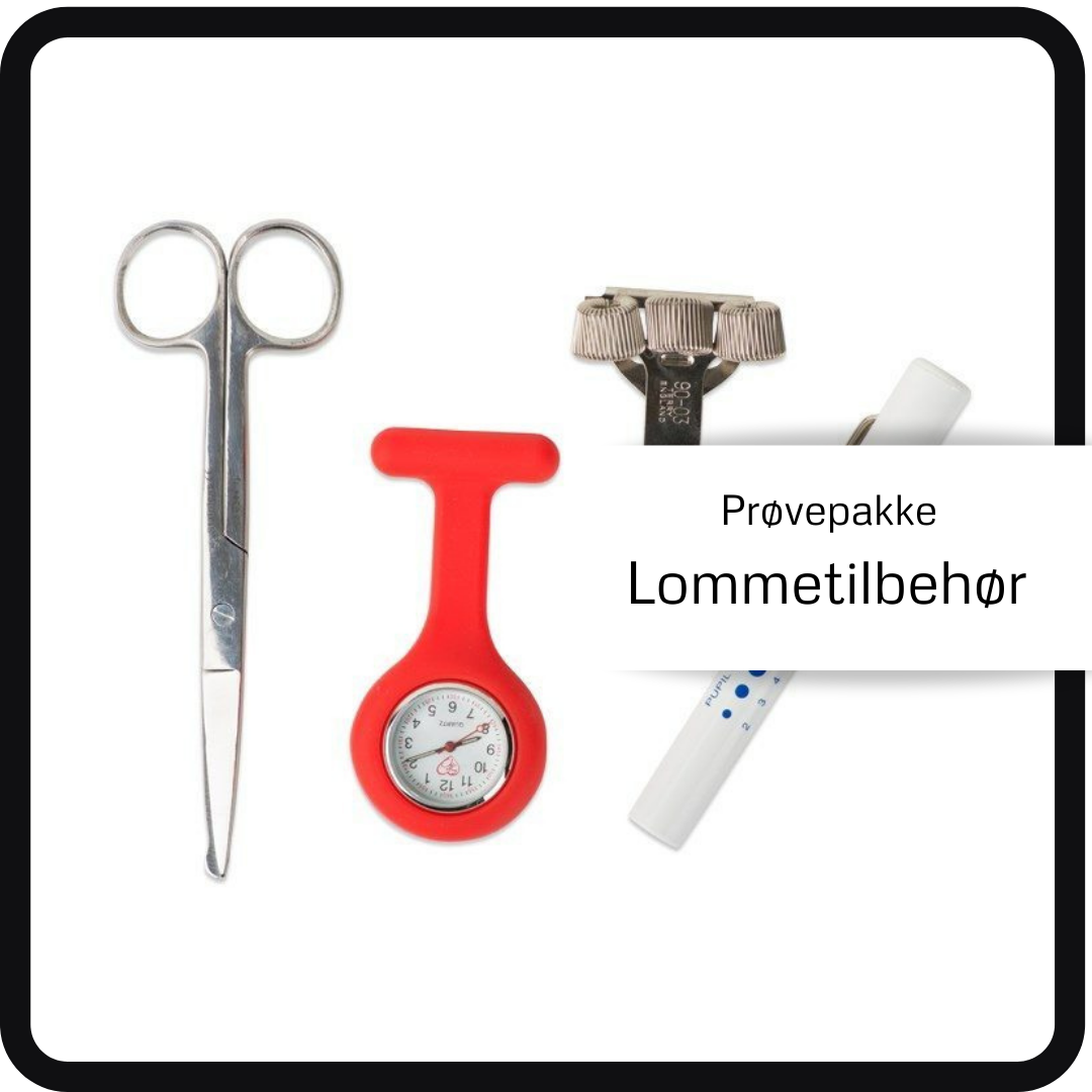 Demopakke med lommetilbehør