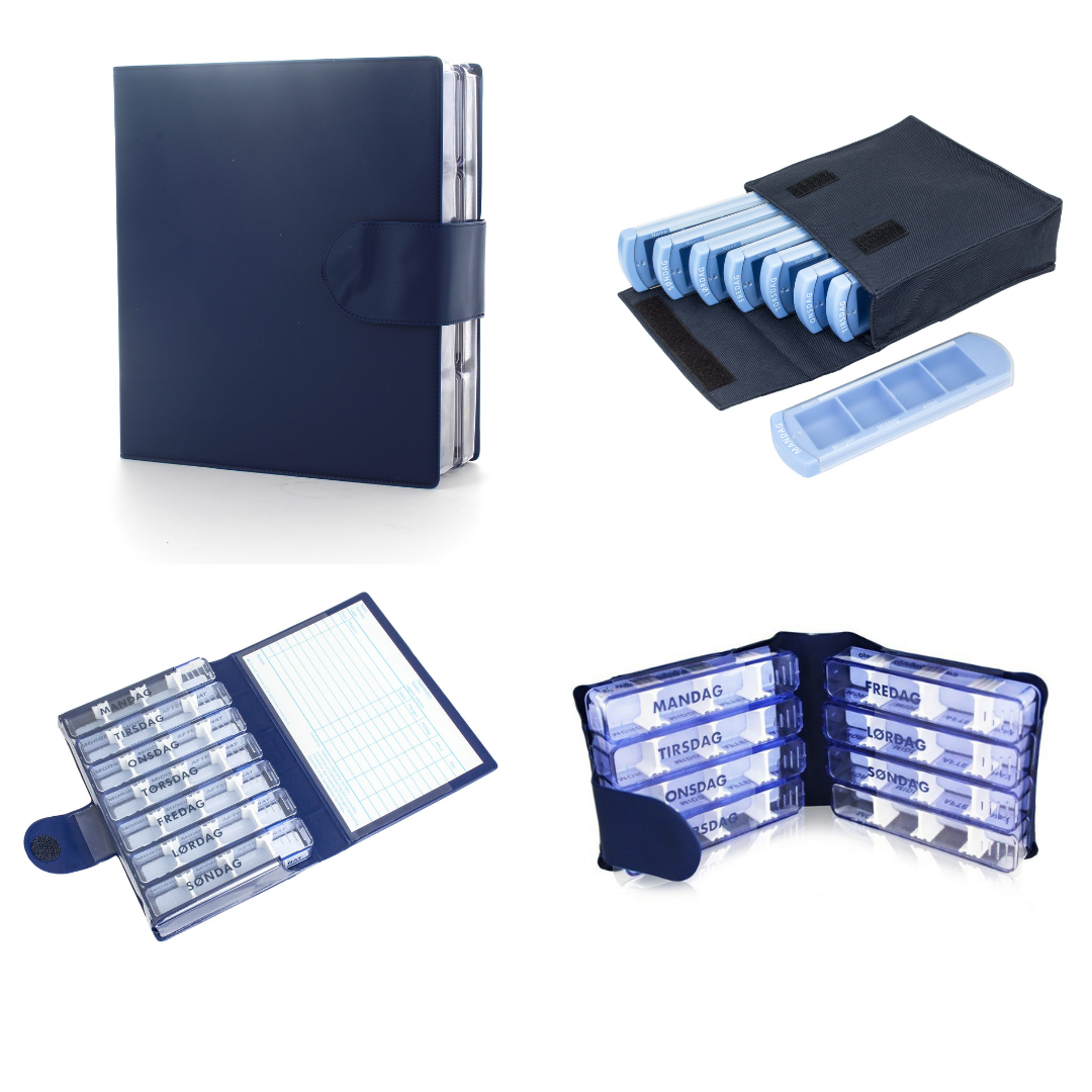 Demopakke på medicinæsker