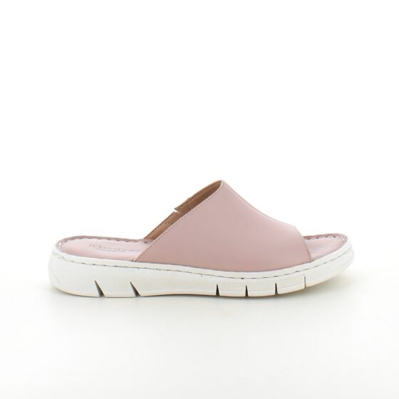 Elegant rosa slip on i skind fra Relaxshoe