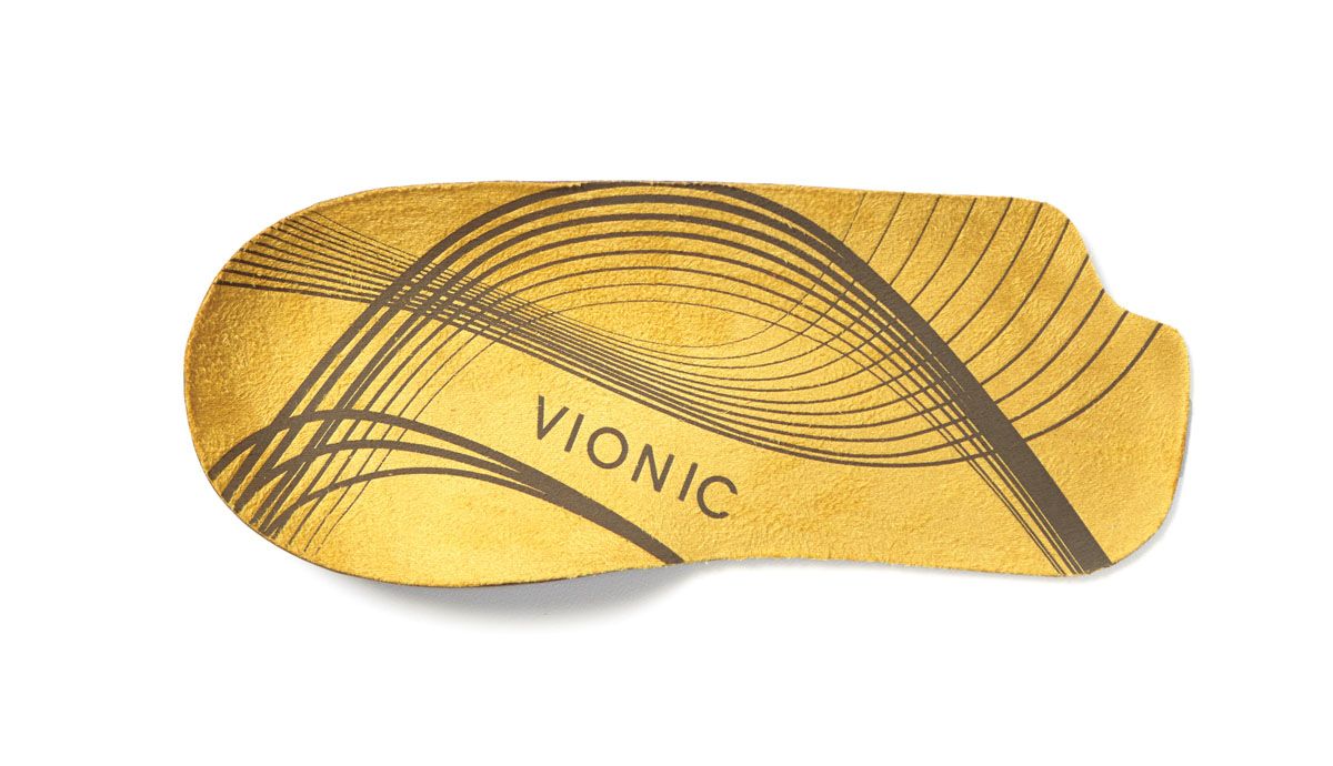 Vionic halvsål mod hælsporer og med ekstra svang