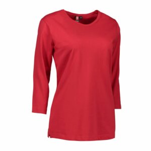 Nybo Rød Dame Prowear T-shirt, Slidstærk, Let Figursyet, Formstabil