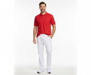 Nybo Rød Herre Basic Polo Shirt, Slidstærk, Brystlomme