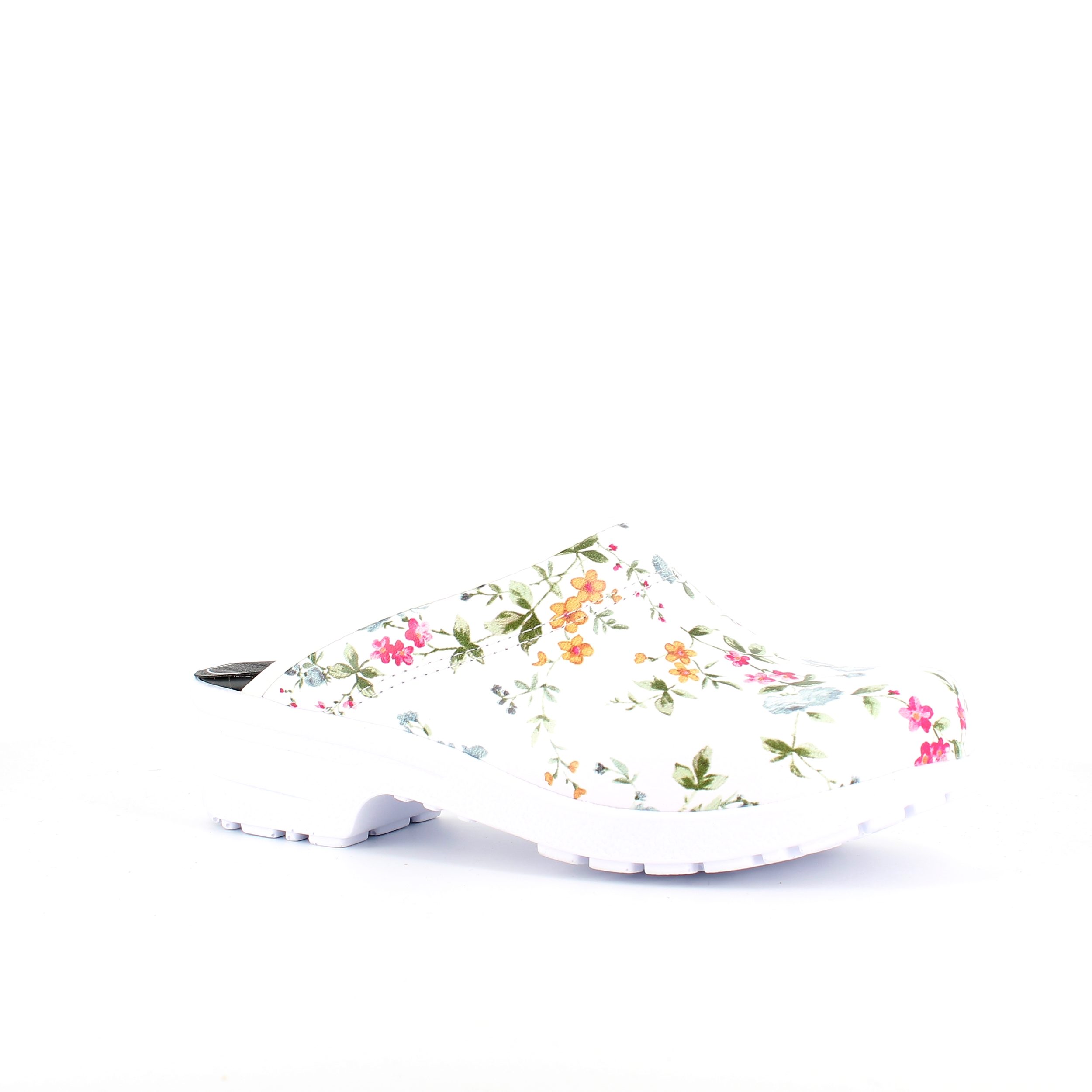 Blomstret træsko uden kap