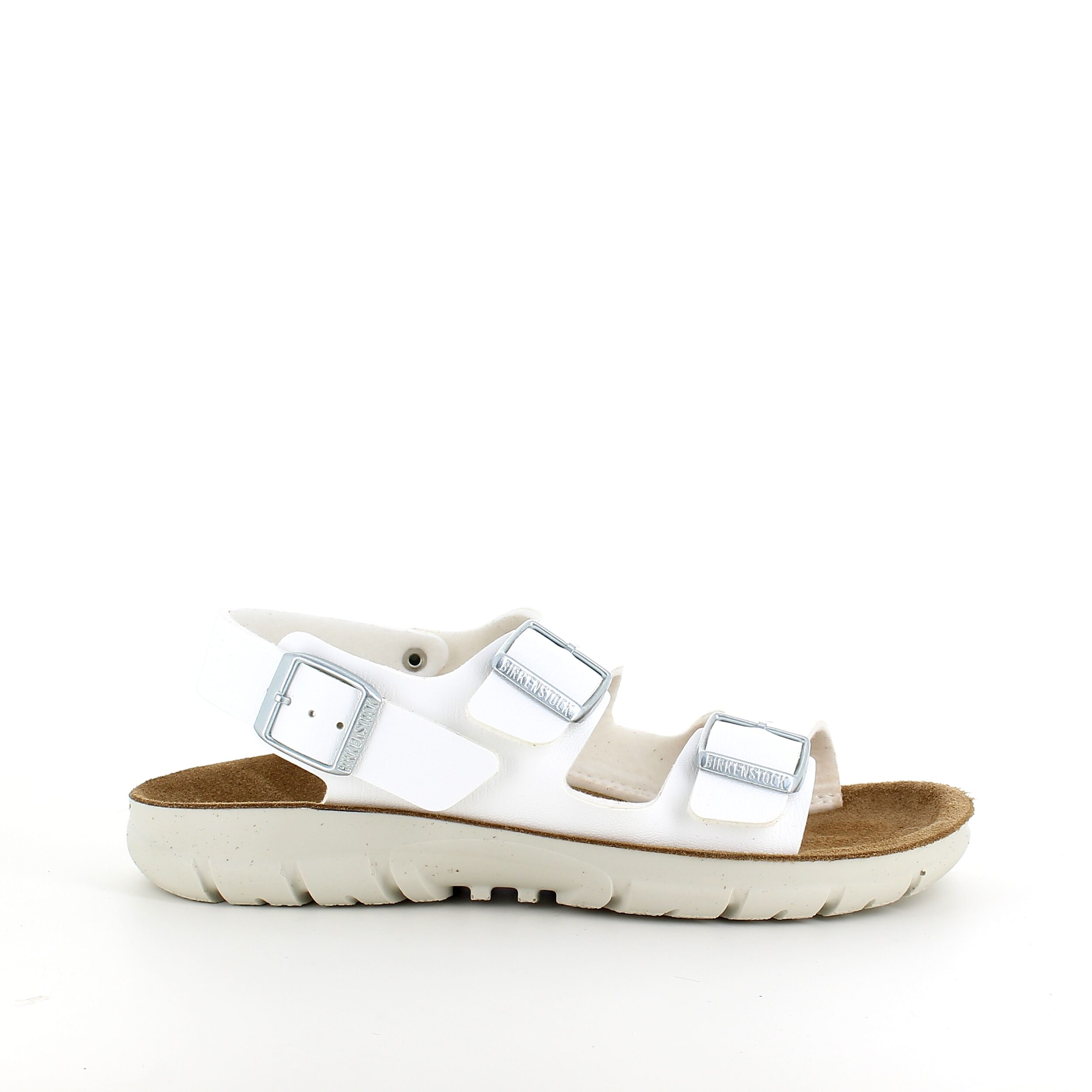 Hvid Birkenstock Kano sandal med skridsikre såler.
