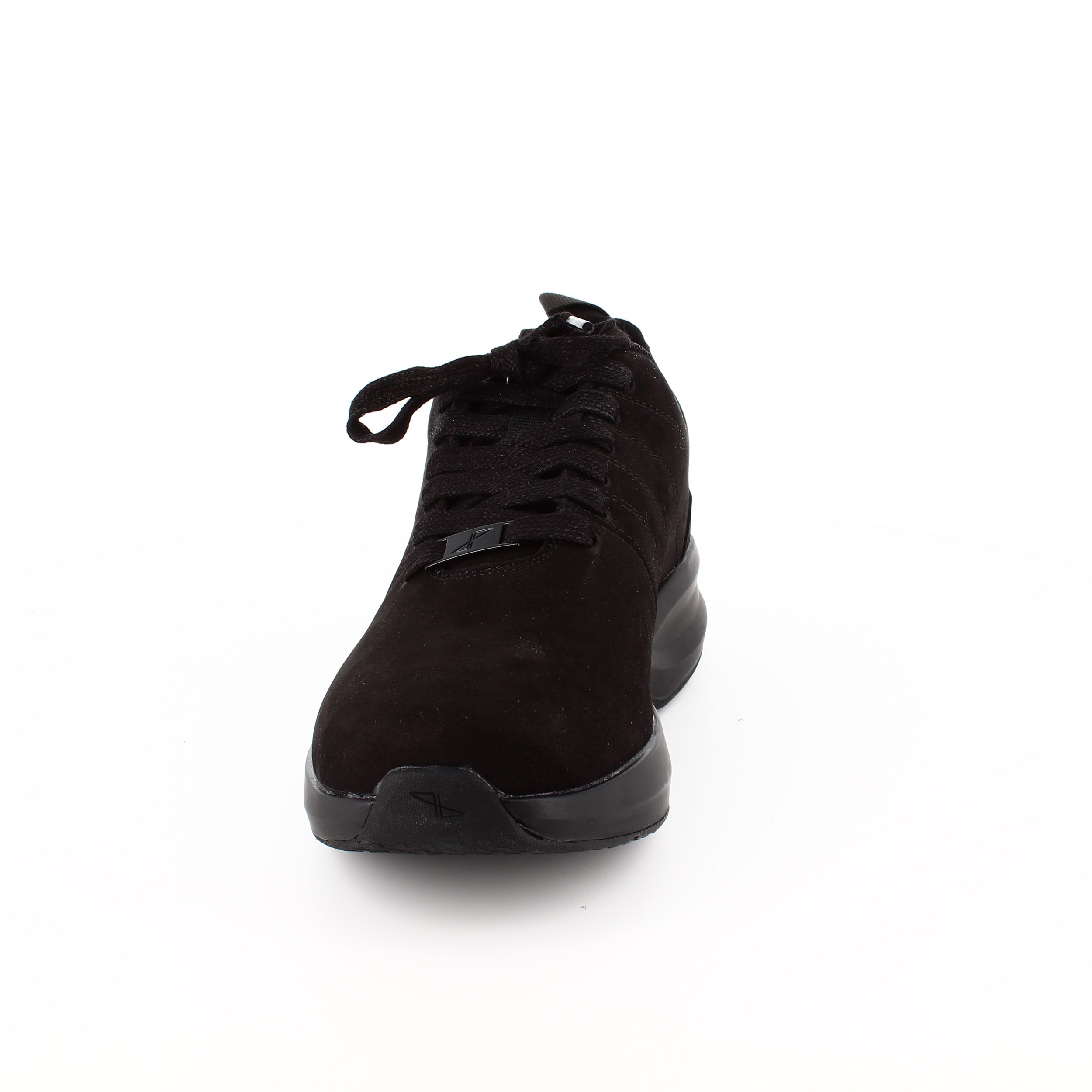 Sorte Gaitline sneakers i nubuch skind