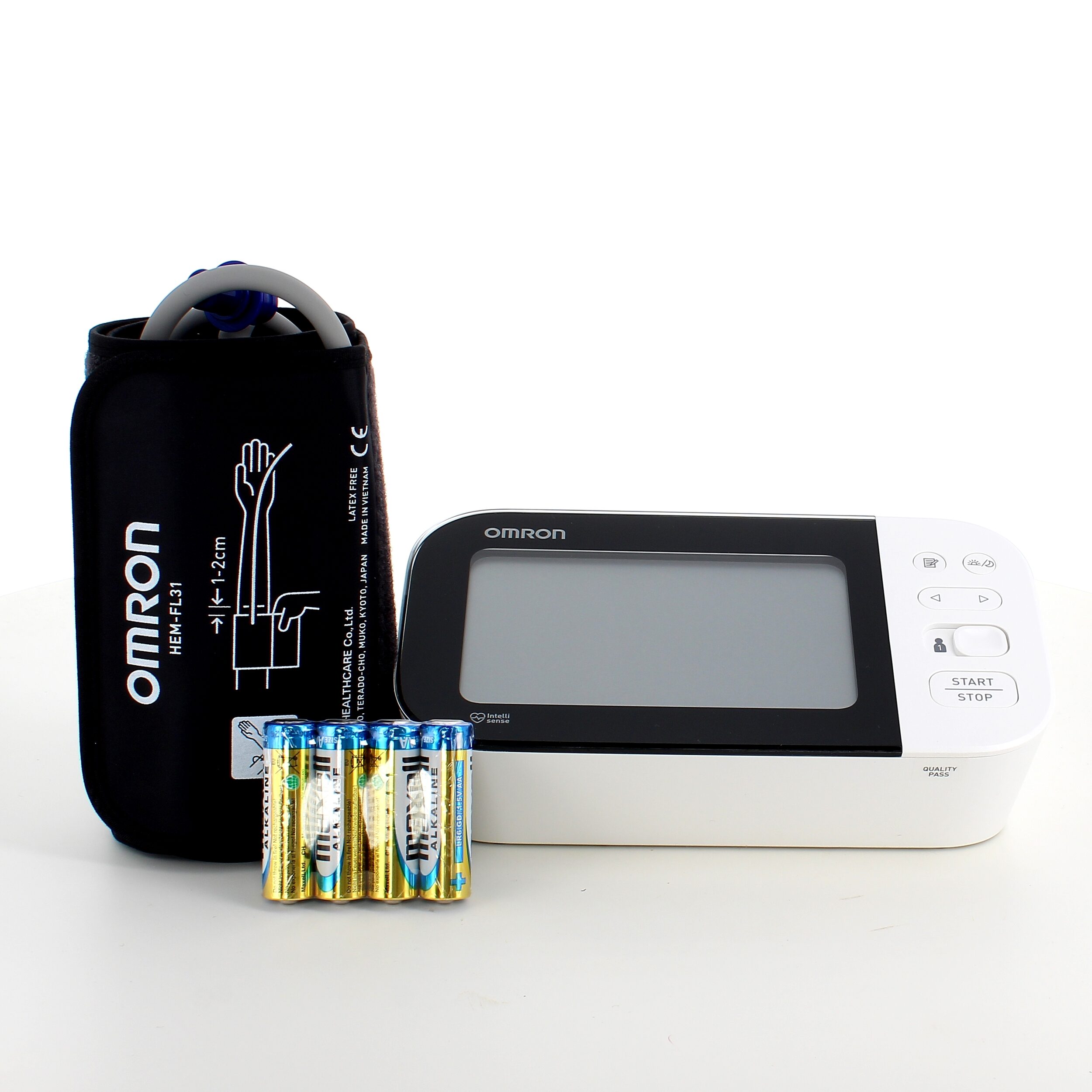 Blodtryksmåler Omron M7 med automatisk oppumpningssystem