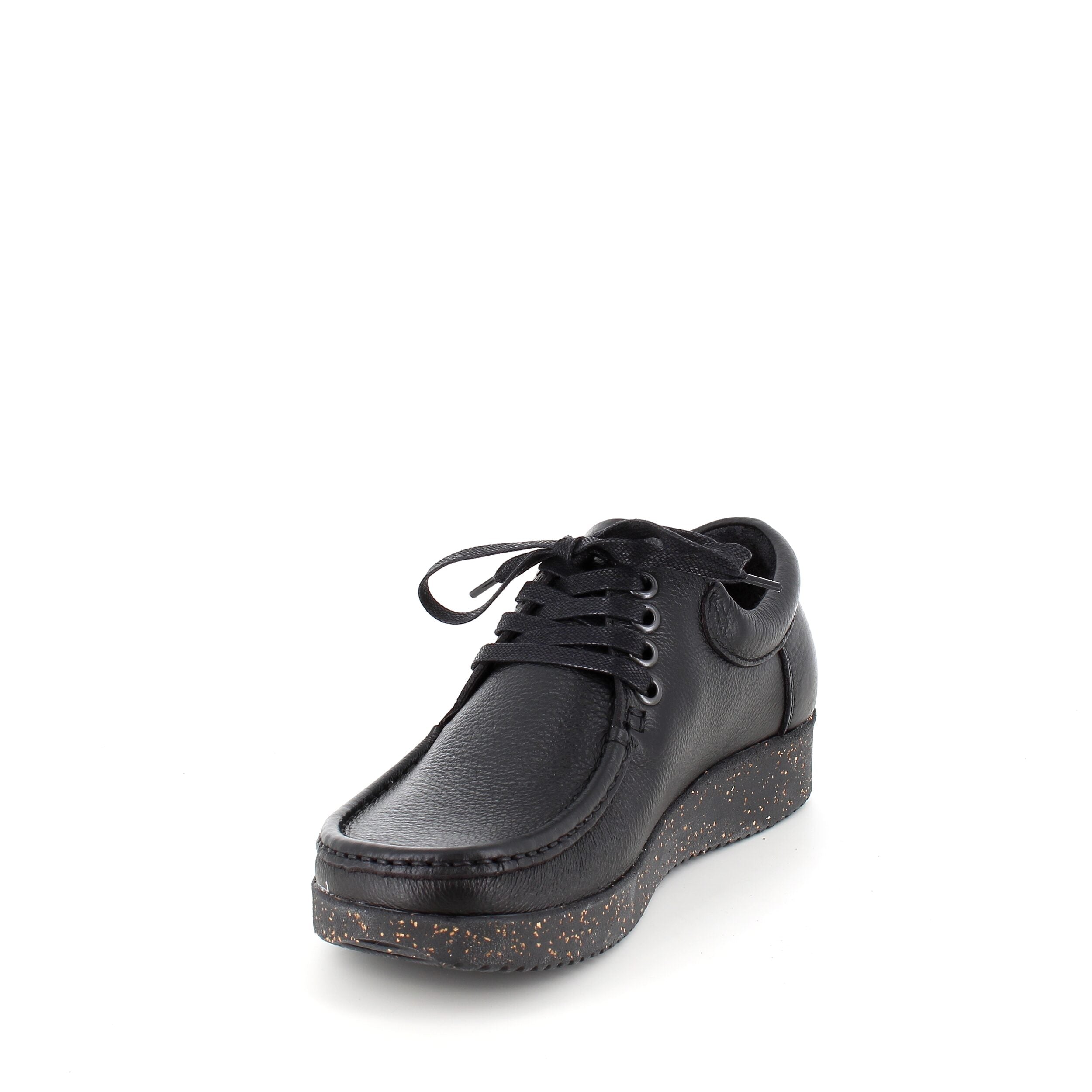 Nature sko i sort skind