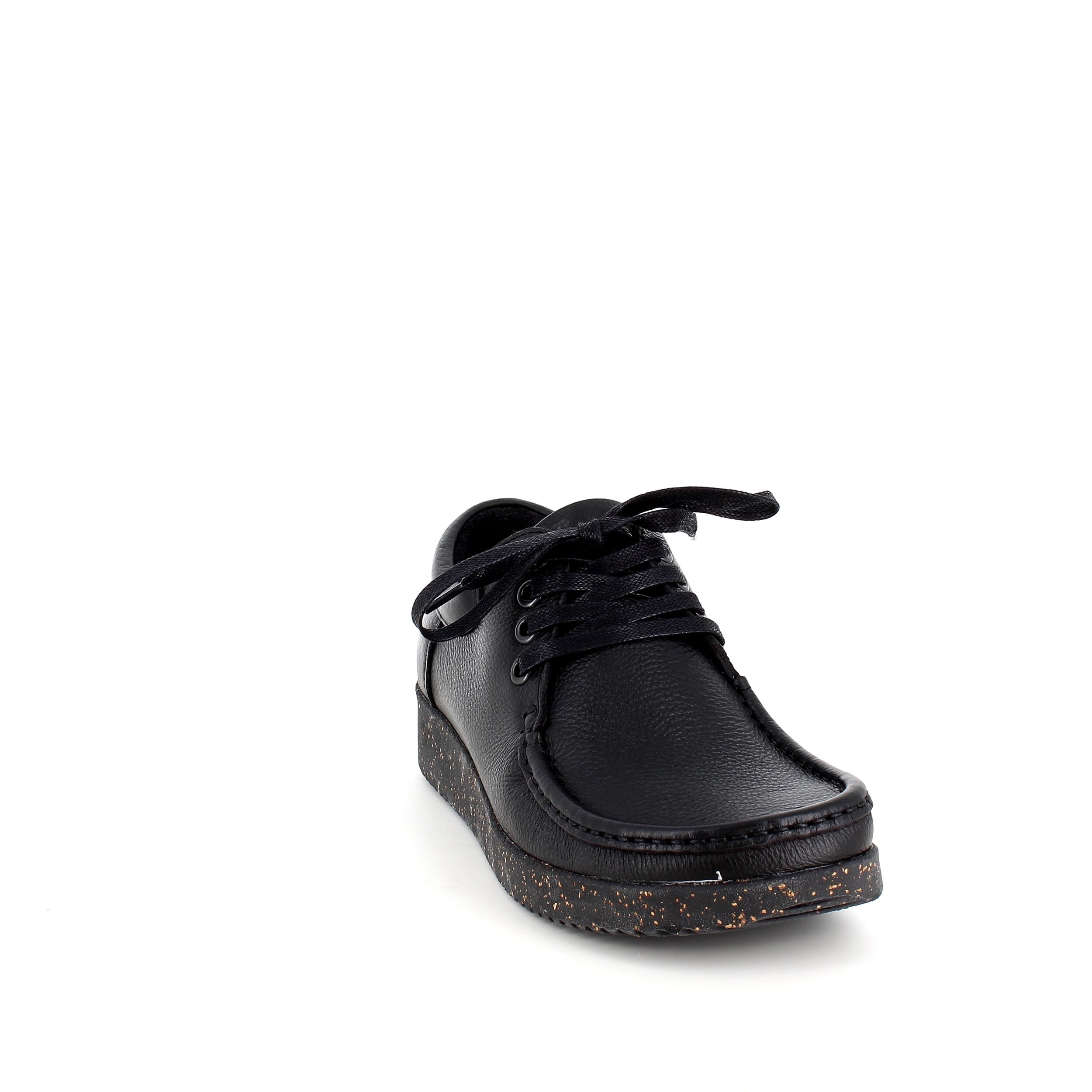 Nature sko i sort skind