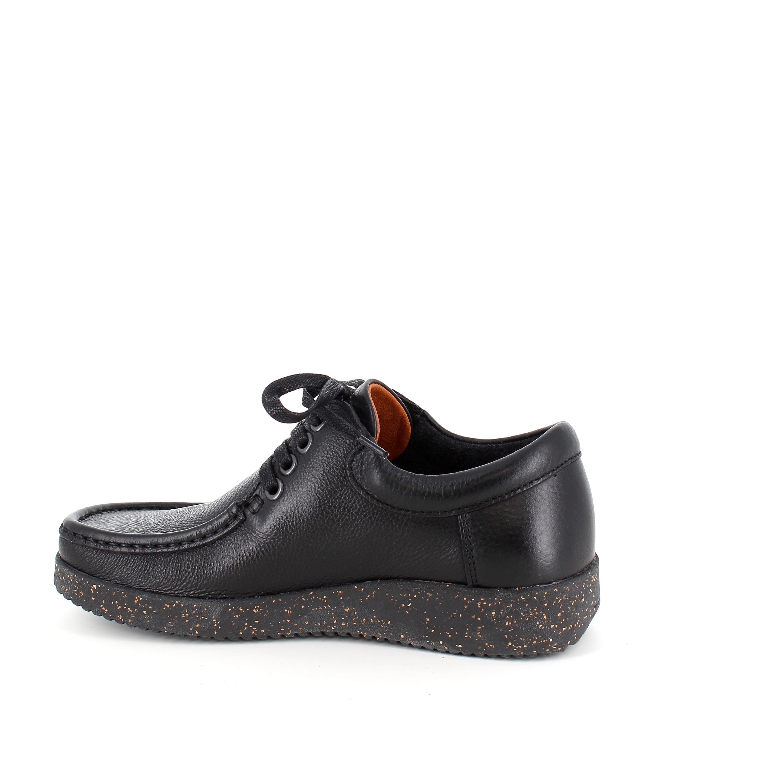 Nature sko i sort skind