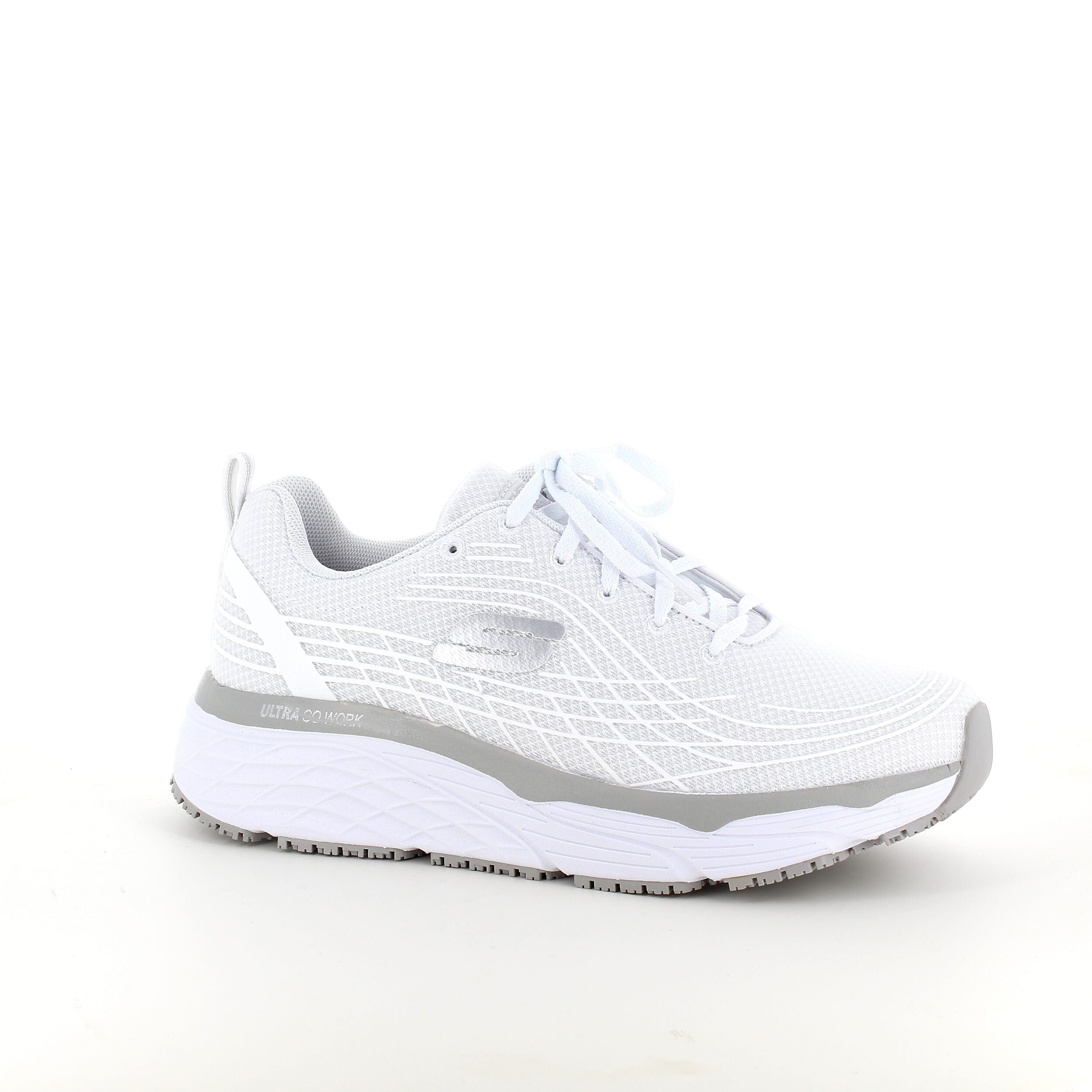 Skechers Work med max cushioning såler i hvid