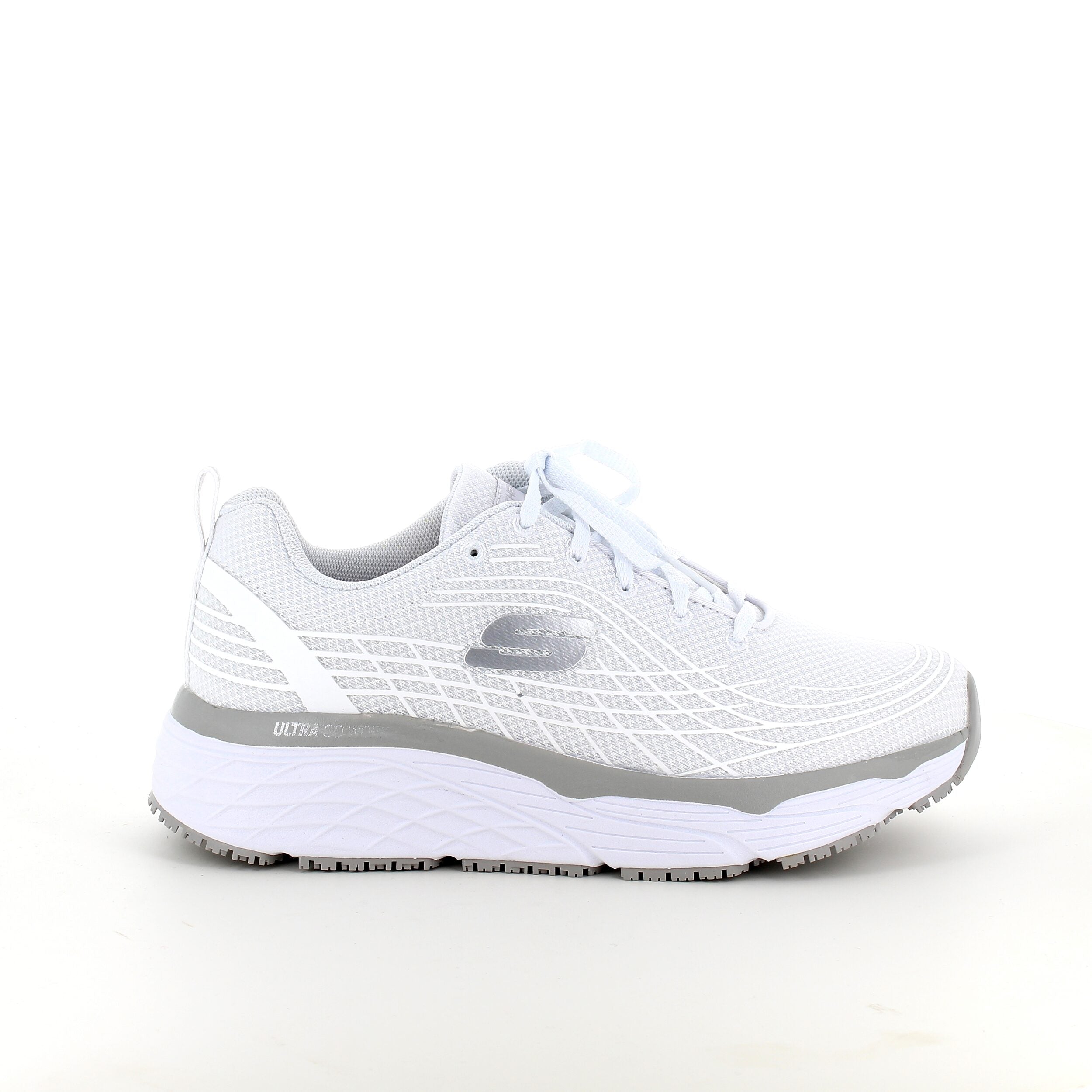 Skechers Work med max cushioning såler i hvid