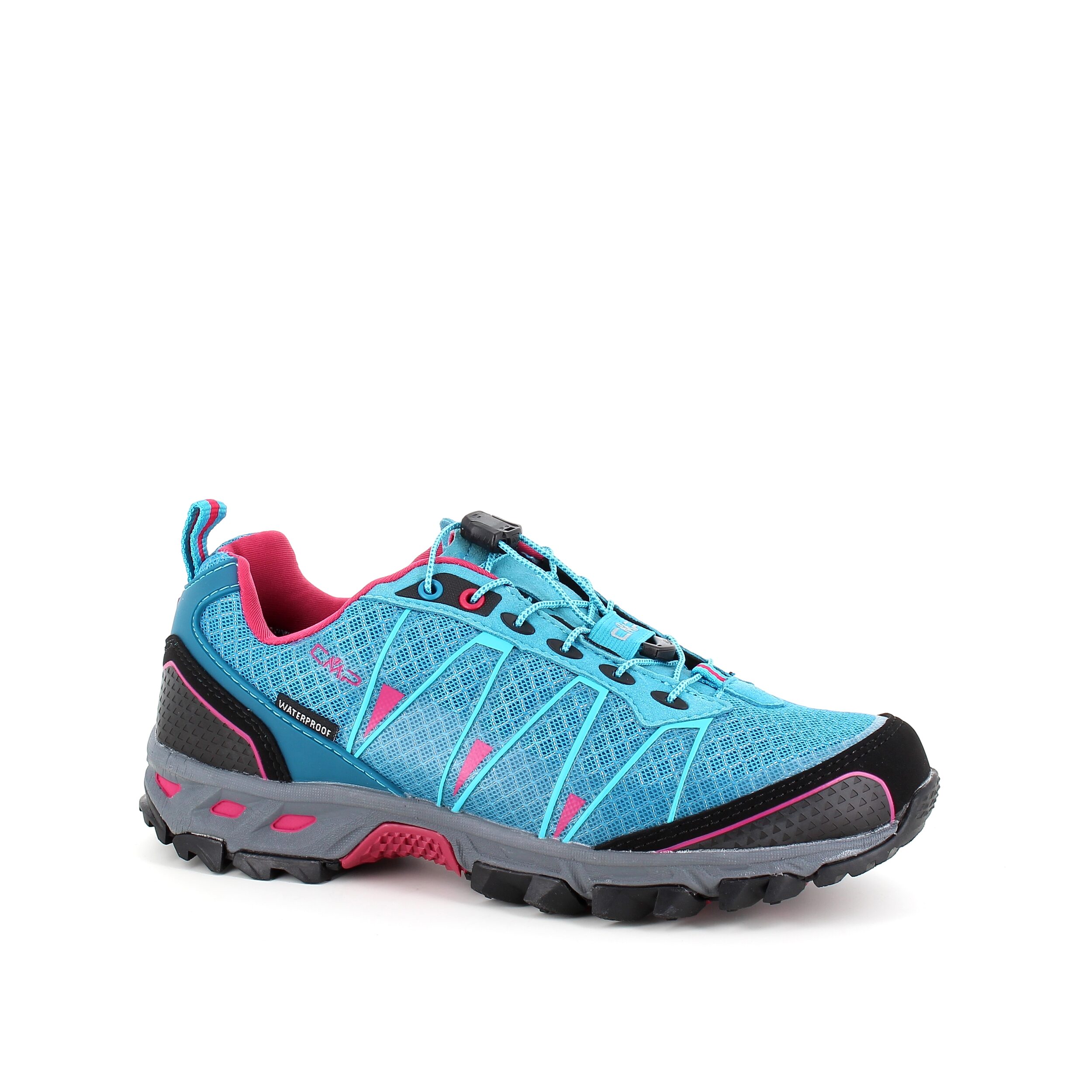 Lyseblå vandresko fra CMP med fine detaljer og regulerbar snørre