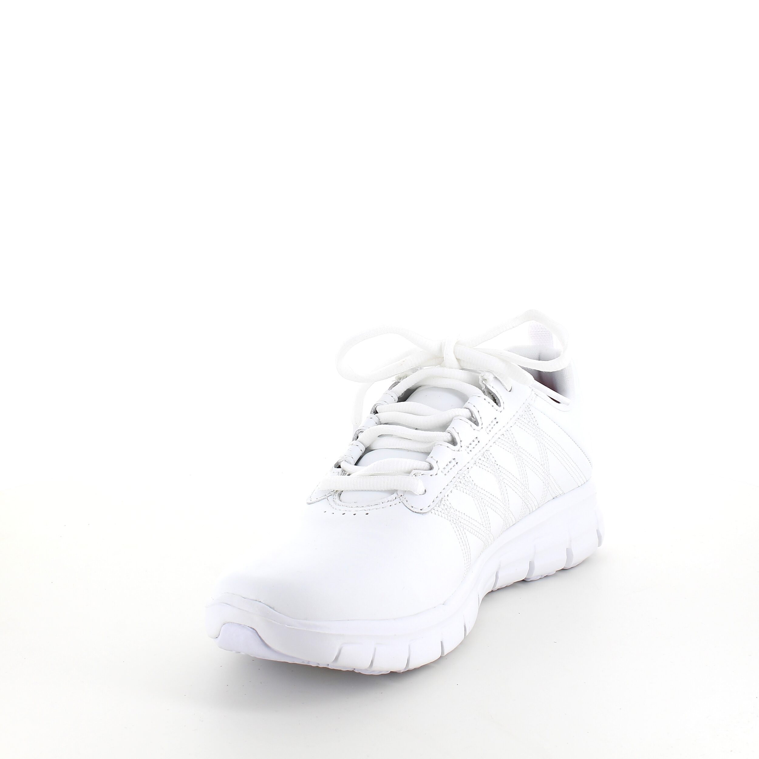 Hvid Skechers work med memory foam