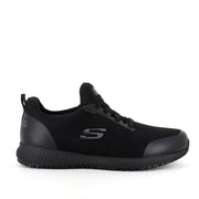 Sort Skechers work sko med ESD
