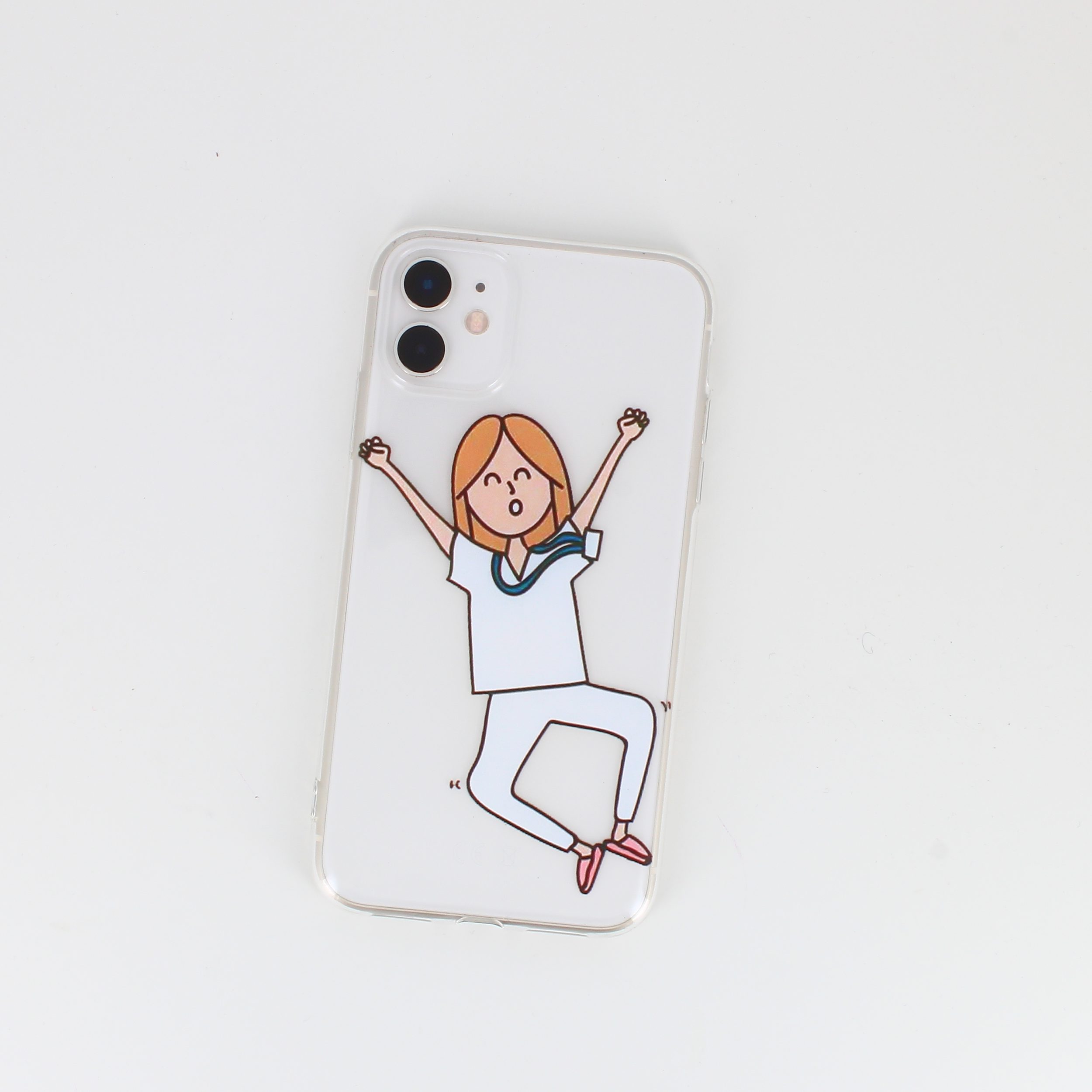 Silikone iPhone cover med print